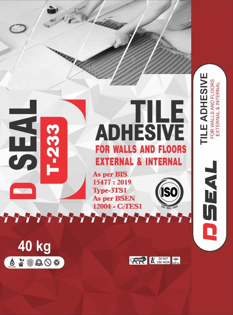 Tile Adhesives 5 DSeal T-233 Platinum Hi-Flex tile adhesive 40 kg bag