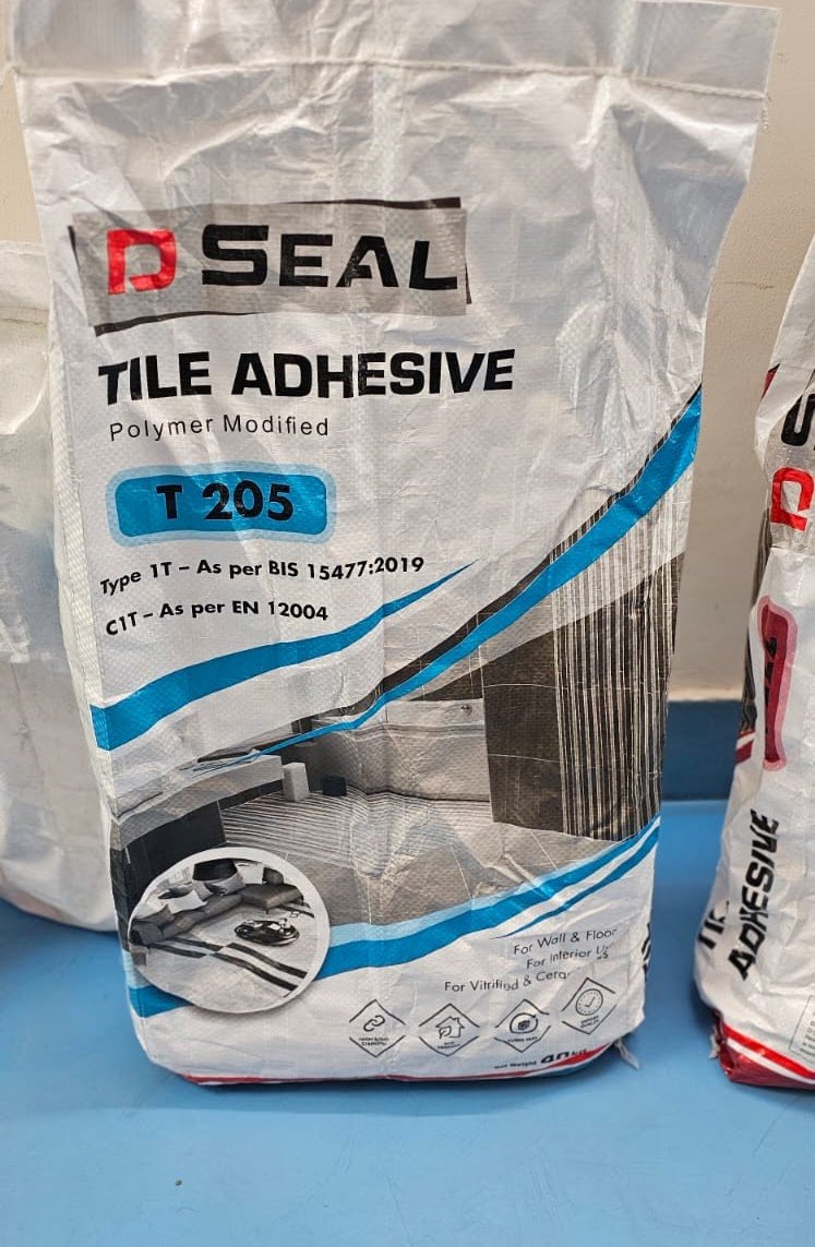 Tile Adhesives 2 DSeal T-205 Floor & Wall tile adhesive 40 kg bag